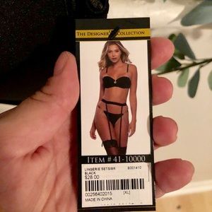 Three piece lingerie set